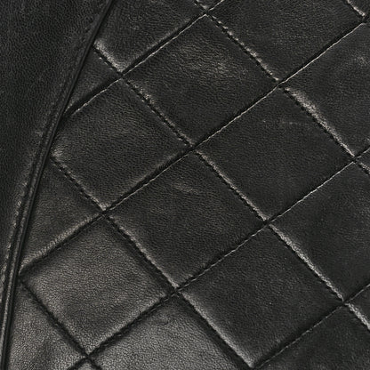 Chanel Lambskin Quilted Medium Mademoiselle Single Flap Black 11 of 13