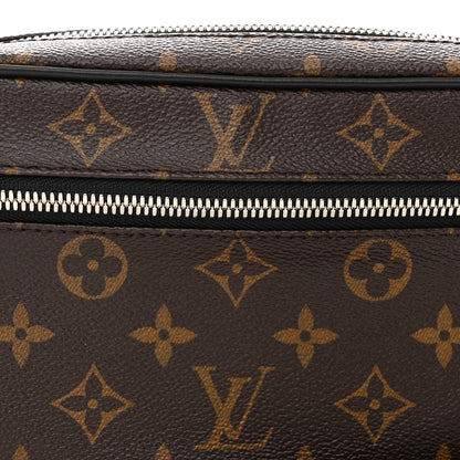 Louis Vuitton Monogram Macassar Kasai Clutch Black 7 of 12