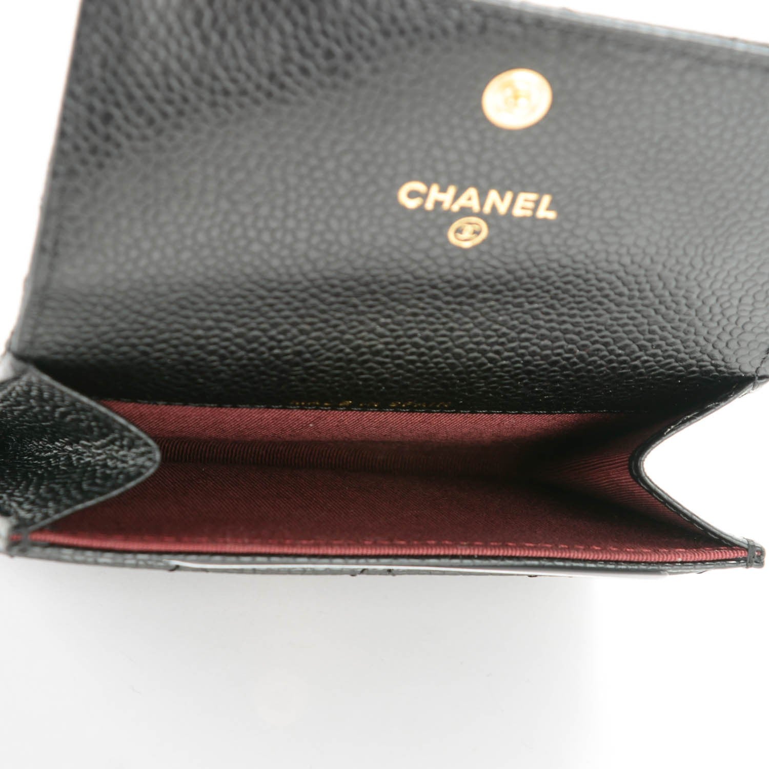 Chanel Caviar Quilted Flap Card Holder Black 7 of 8