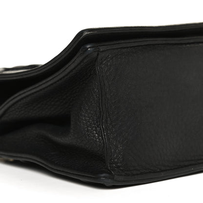 Christian Dior Grained Calfskin Small Diorama Flap Bag Black 8 of 11