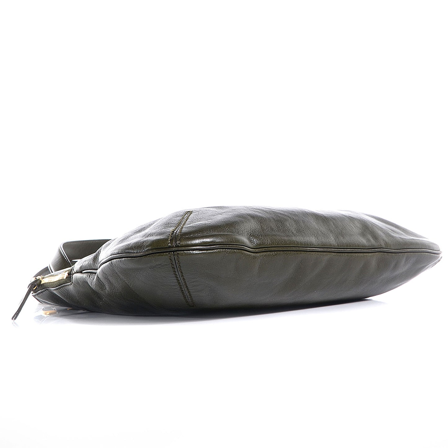 Calfskin Small Tribute Tote Green
