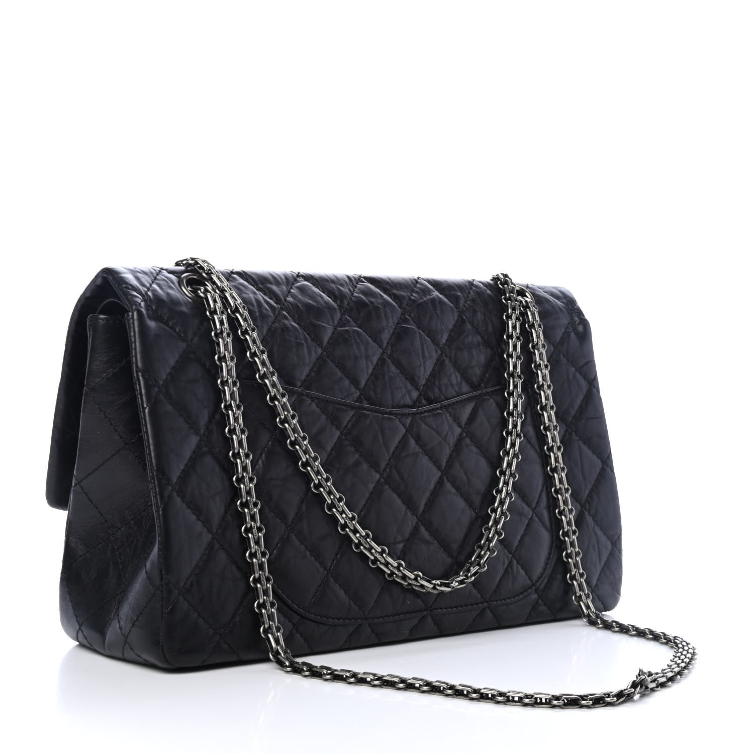 Chanel Aged Calfskin Quilted 2.55 Reissue 227 Flap Black 2 of 4