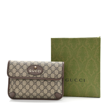 Gucci GG Supreme Monogram Neo Vintage Web Belt Bag Brown 12 of 12