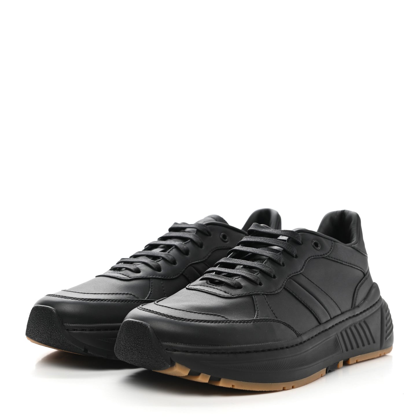 Calfskin Mens The Speedster Sneakers 43.5 Black