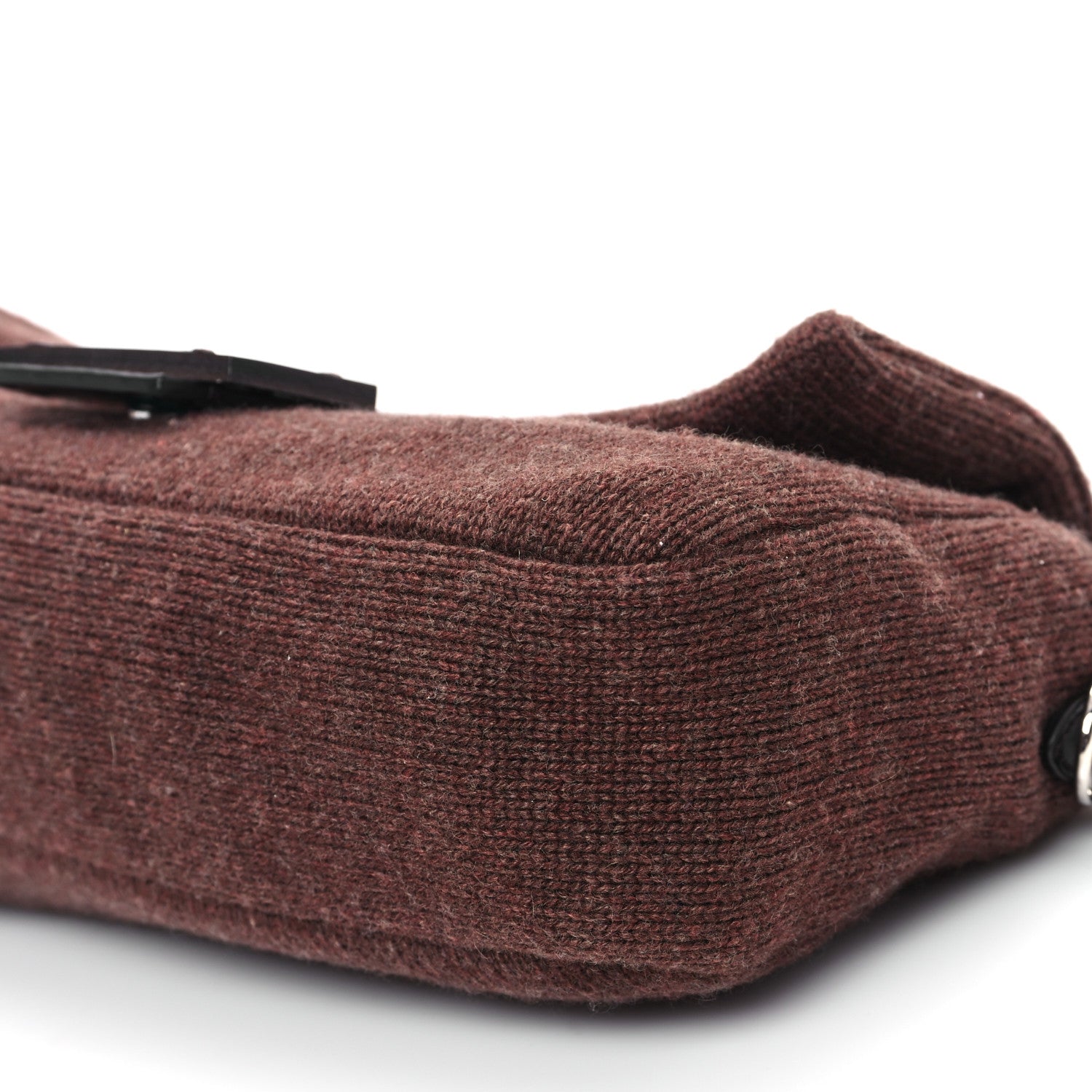 Fendi Cashmere Vitello Grace Baguette Brown 10 of 11