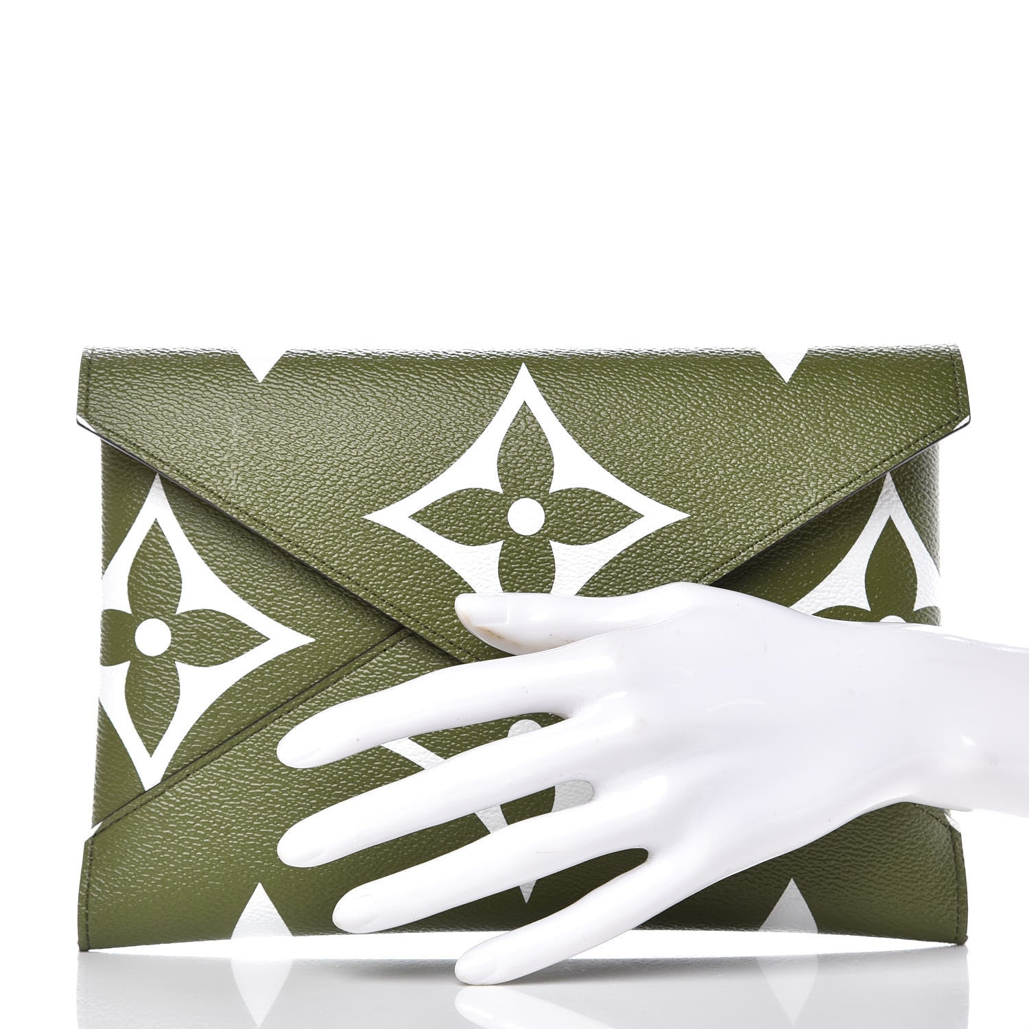 Louis Vuitton Monogram Giant Large Kirigami Pochette Kaki 2 of 8