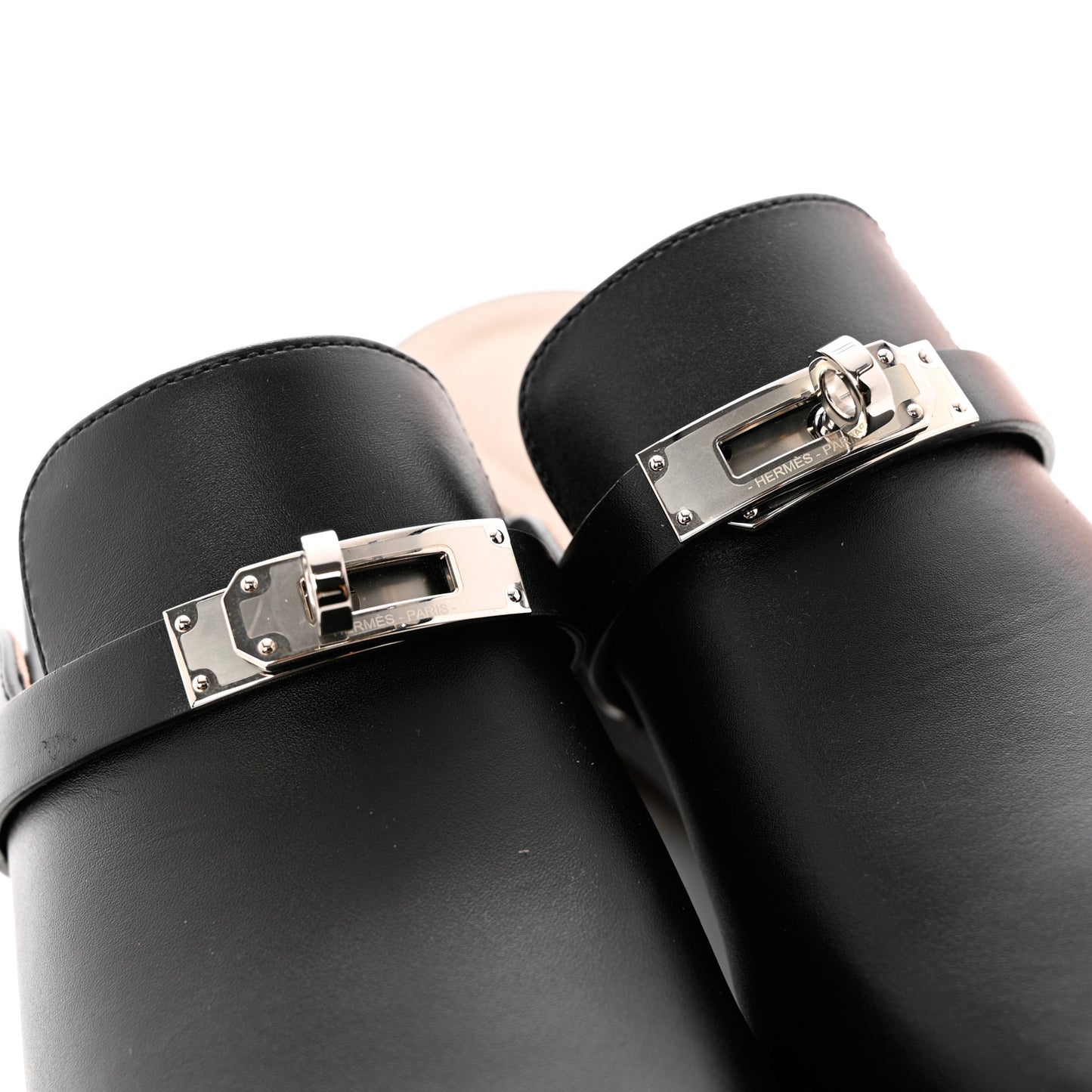 Calfskin Carlotta Mules 36 Black