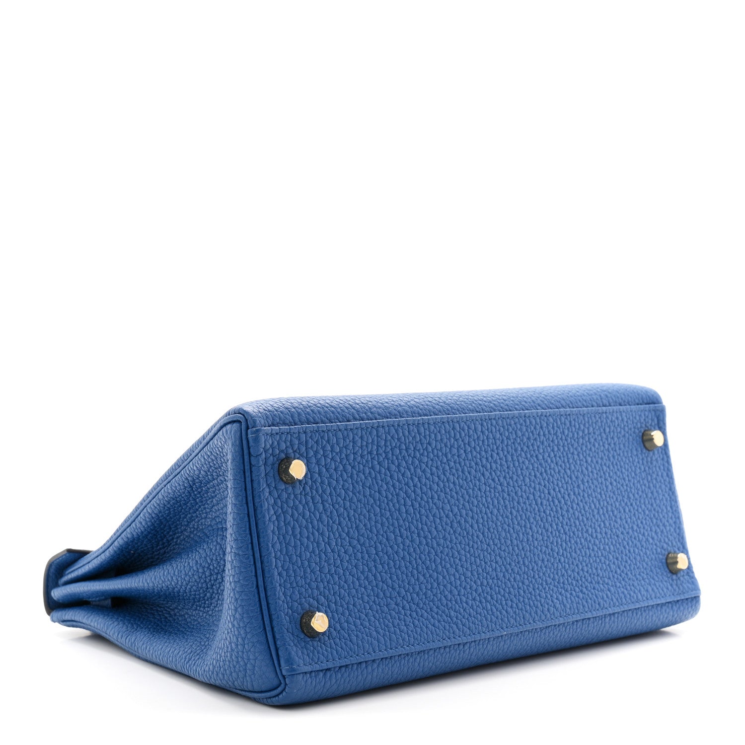 Hermes Togo Kelly Retourne 28 Bleu France 4 of 11