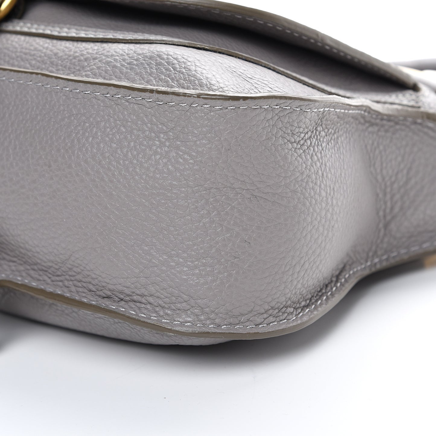 Calfskin Small Marcie Satchel Cashmere Grey