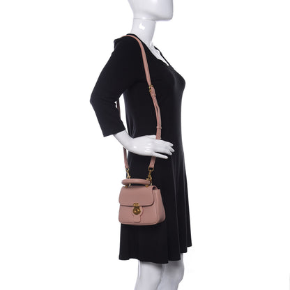 Burberry Trench Calfskin Mini DK88 Top Handle Bag Ash Rose 2 of 15