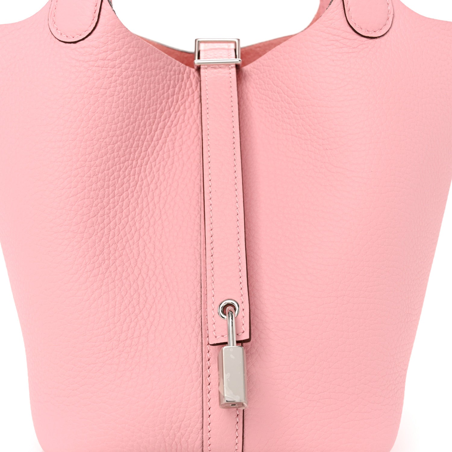 Hermes Taurillon Clemence Picotin Lock 18 PM Rose Sakura 8 of 10