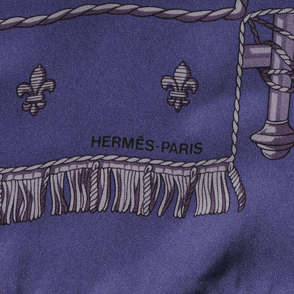 Hermes Silk Vue Du Carrosse De La Galere La Reale Scarf 90 6 of 7
