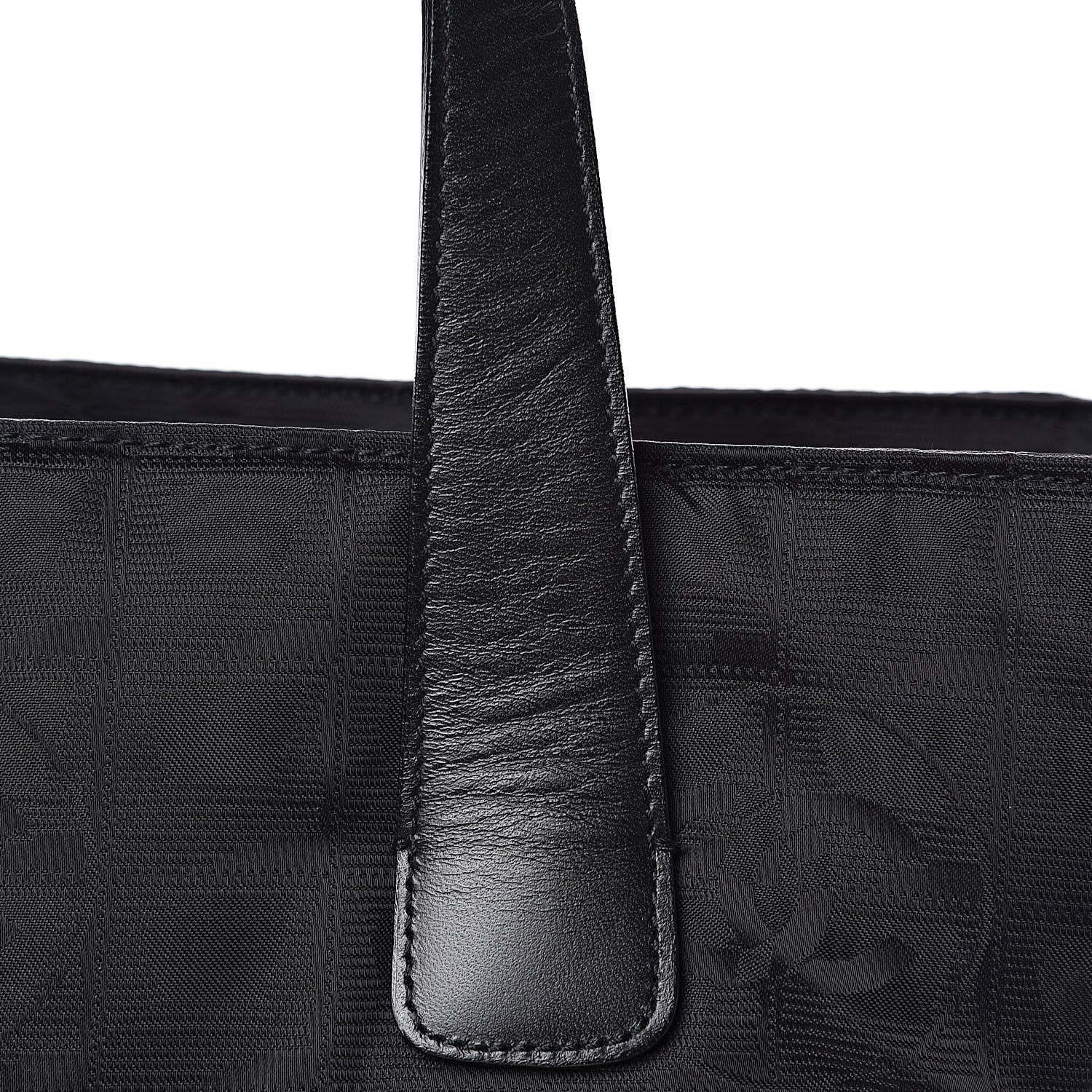 Chanel Nylon Large Travel Tote Black 13 of 14