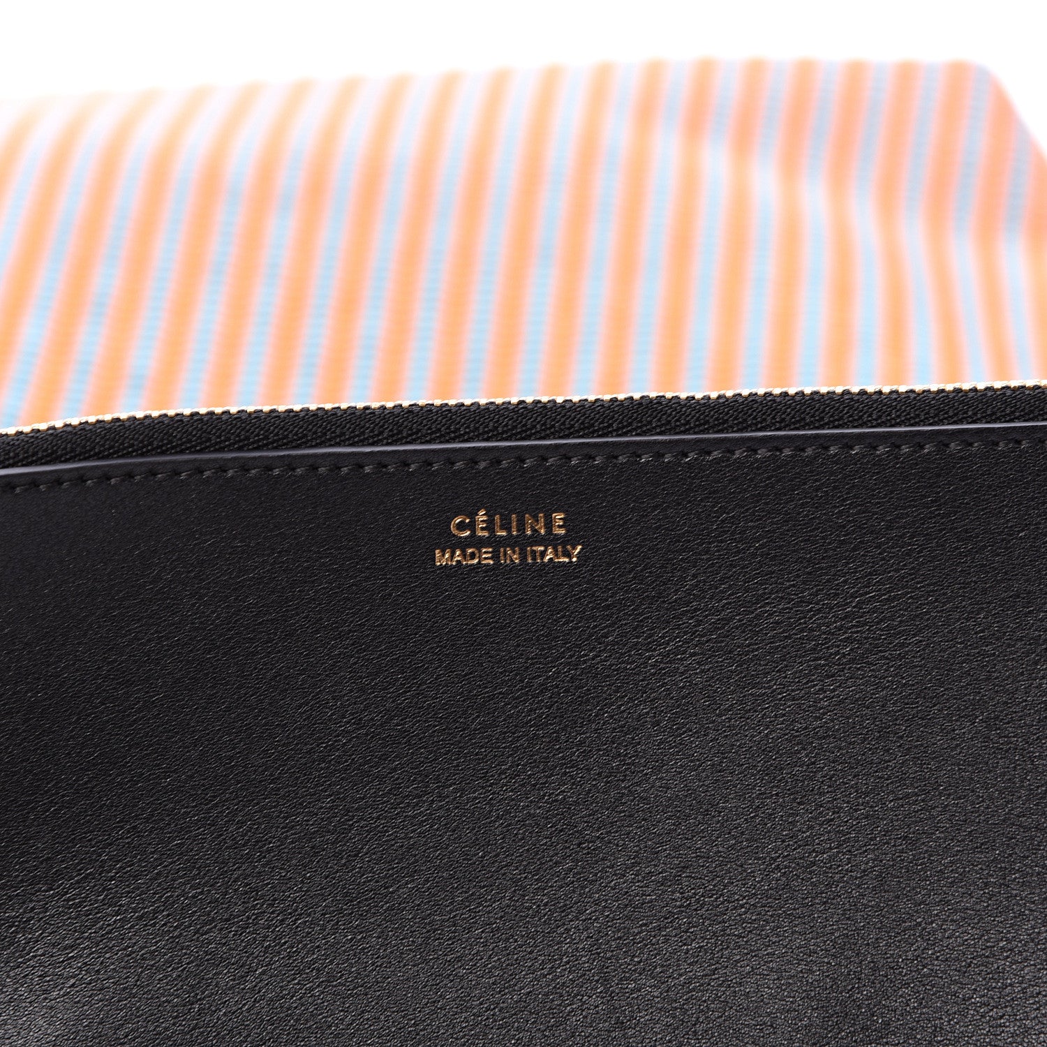 Celine Woven Canvas Small Twisted Cabas Multicolor 6 of 10