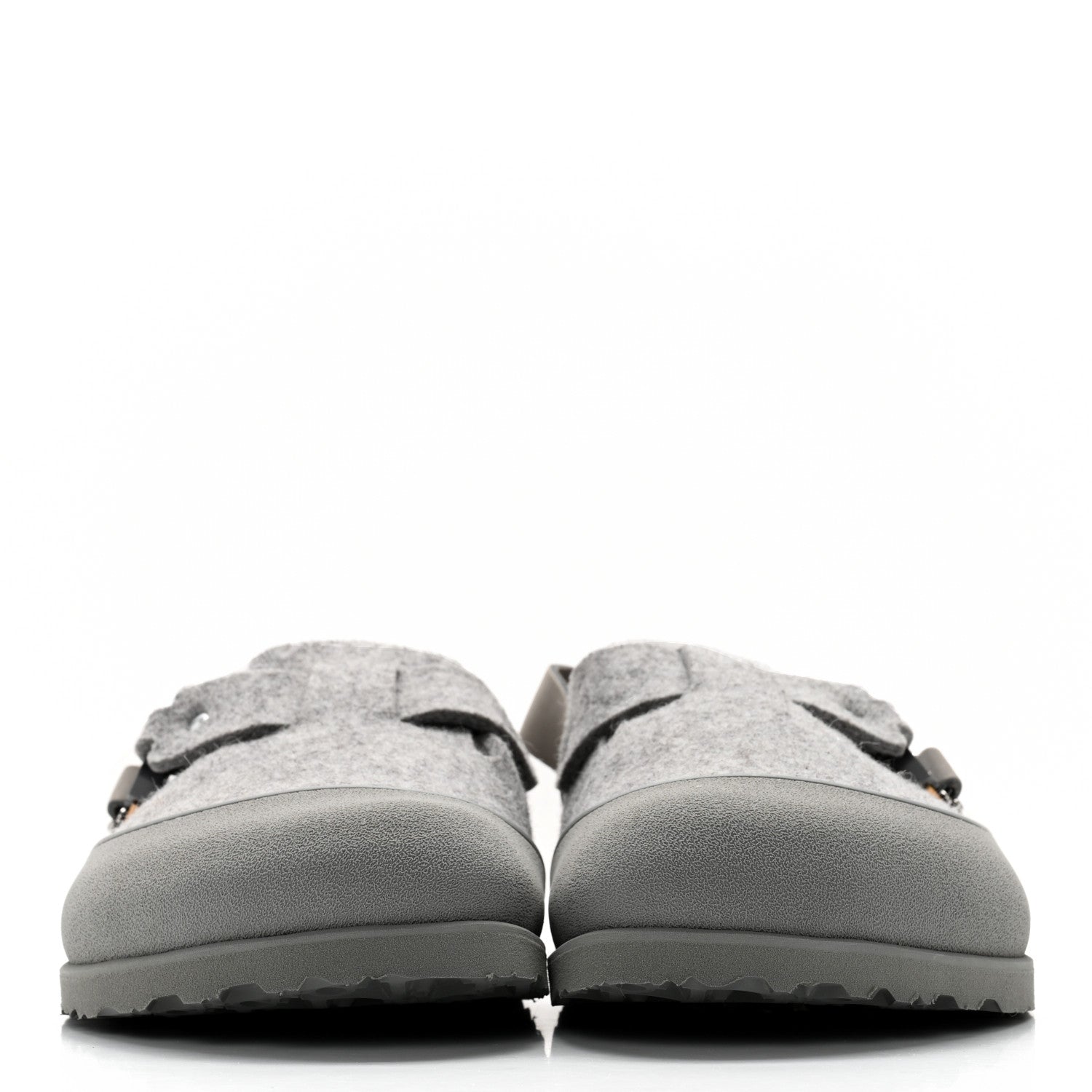 Christian Dior X BIRKENSTOCK Felted Wool Nubuck Calfskin Tokio Mule 41 Grey 2 of 7