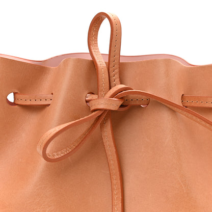 Mansur Gavriel Vegetable Tanned Calfskin Mini Bucket Bag Camello Rosa 7 of 10