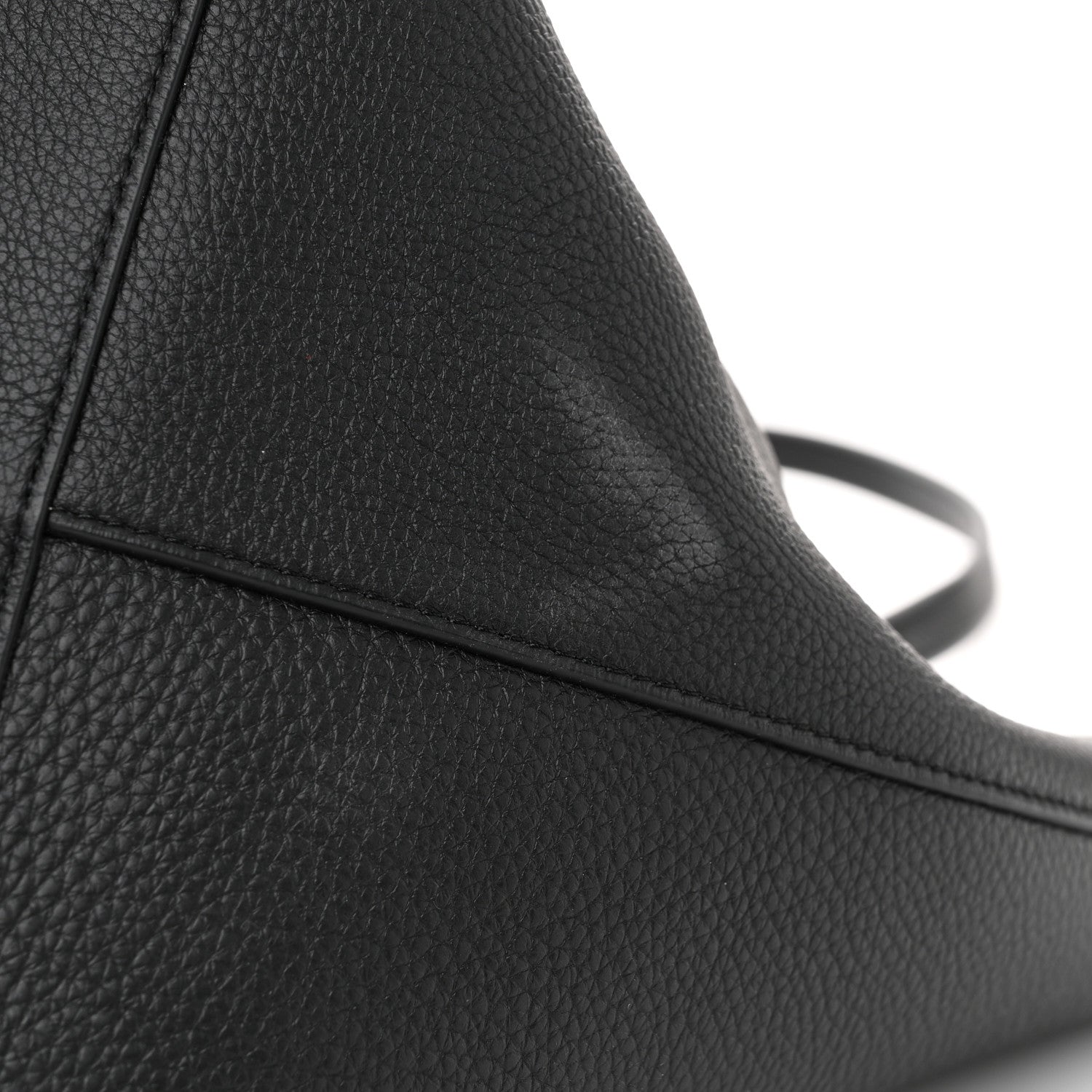 The Row Grained Calfskin Park Tote Three Black 11 of 12