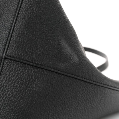The Row Grained Calfskin Park Tote Three Black 11 of 12