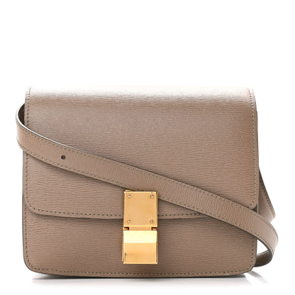 Celine Liege Calfskin Small Classic Box Flap Bag Taupe 1 of 9