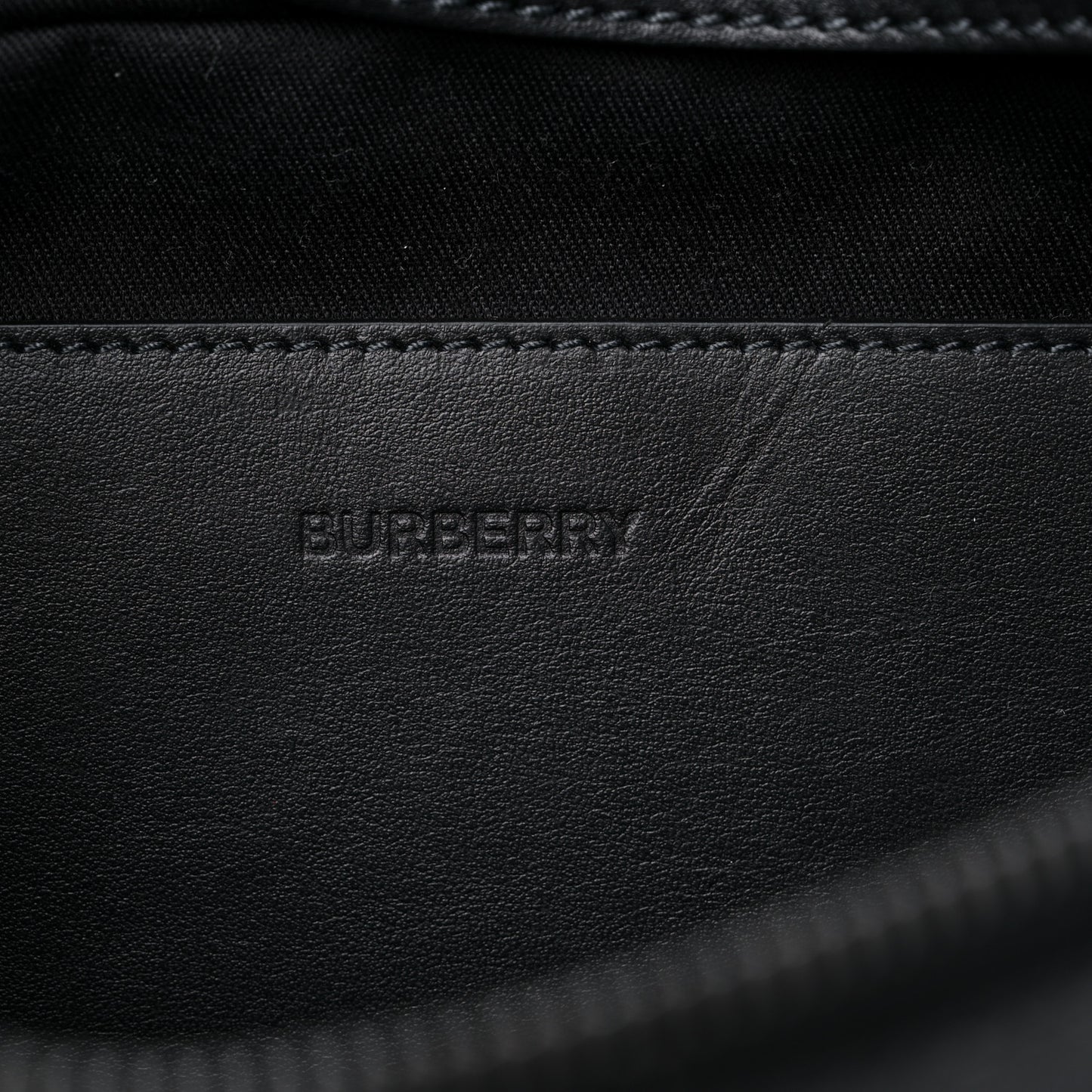 Charcoal Check Calfskin Sonny Bum Bag Charcoal