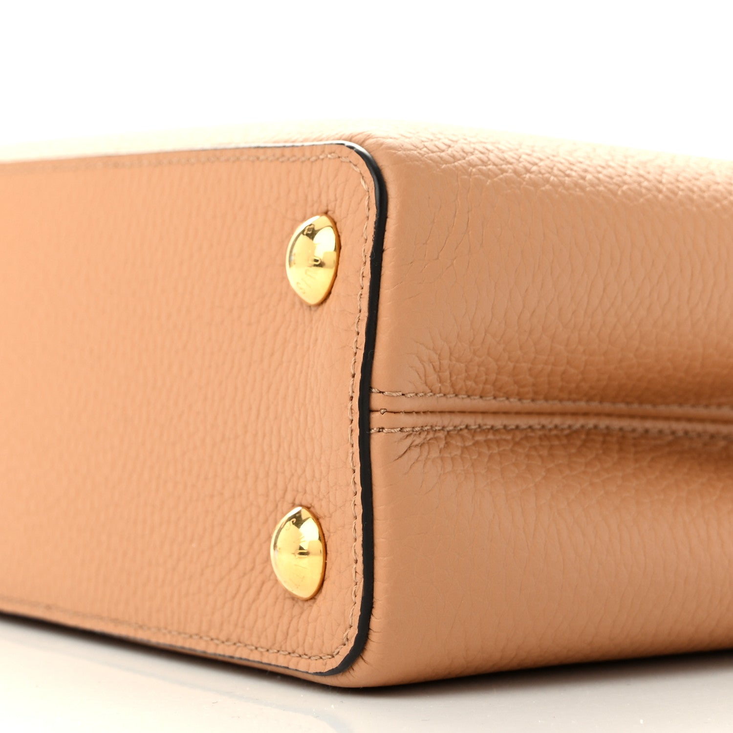 Louis Vuitton Taurillon Snakeskin Capucines BB Arizona Brown 8 of 9