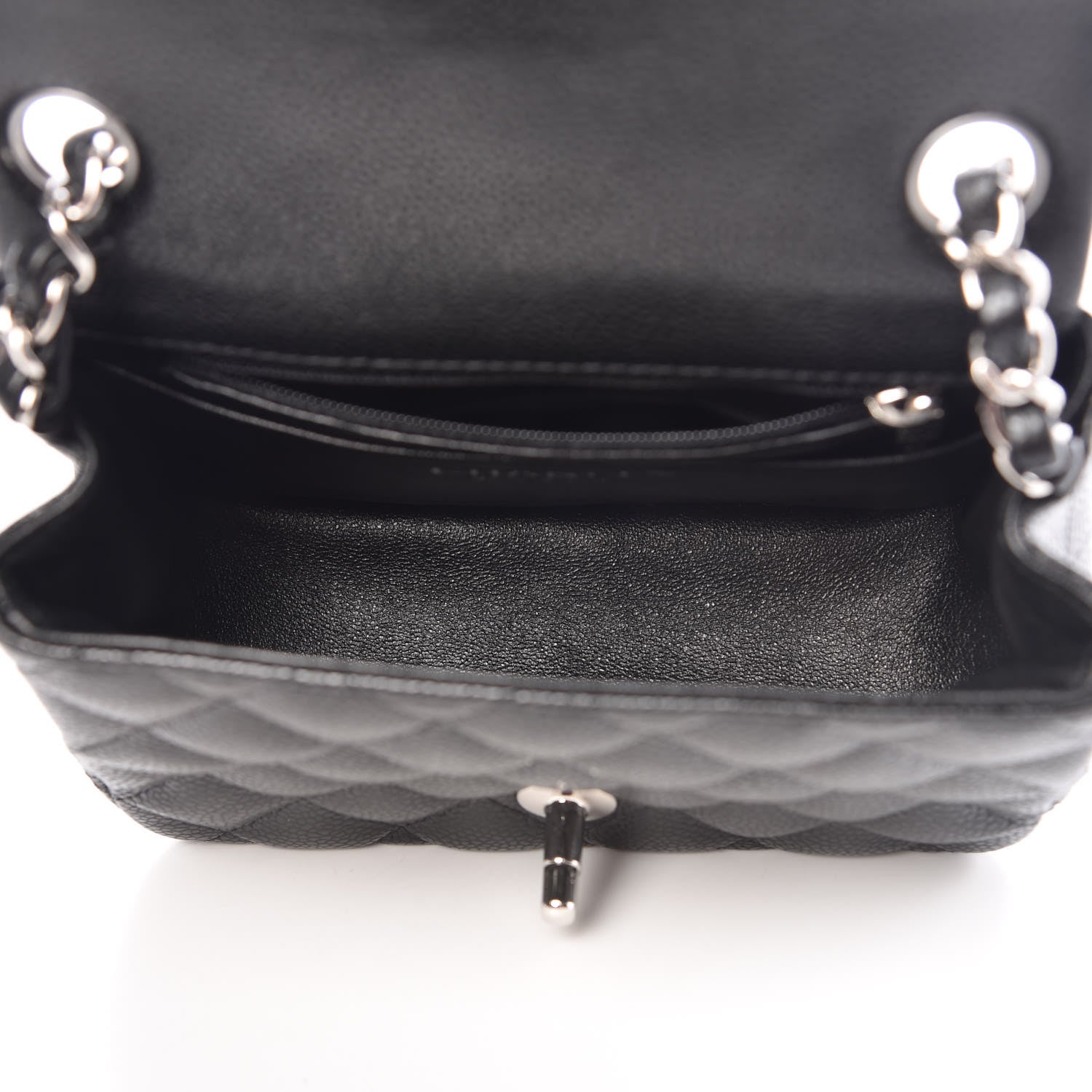 Chanel Caviar Quilted Mini Square Flap Black 6 of 11