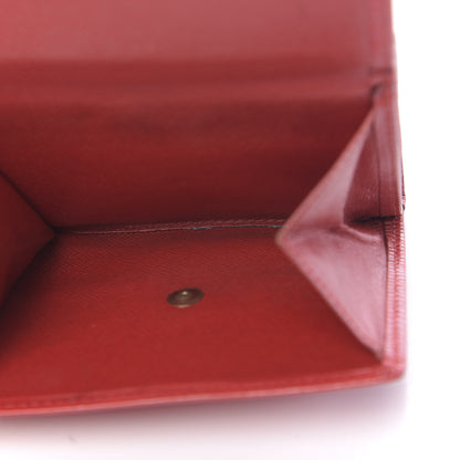 Louis Vuitton Epi Elise Wallet Castillan Red 7 of 12