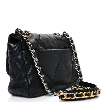 Chanel Lambskin Quilted Medium Chanel 19 Flap Black 3 of 11