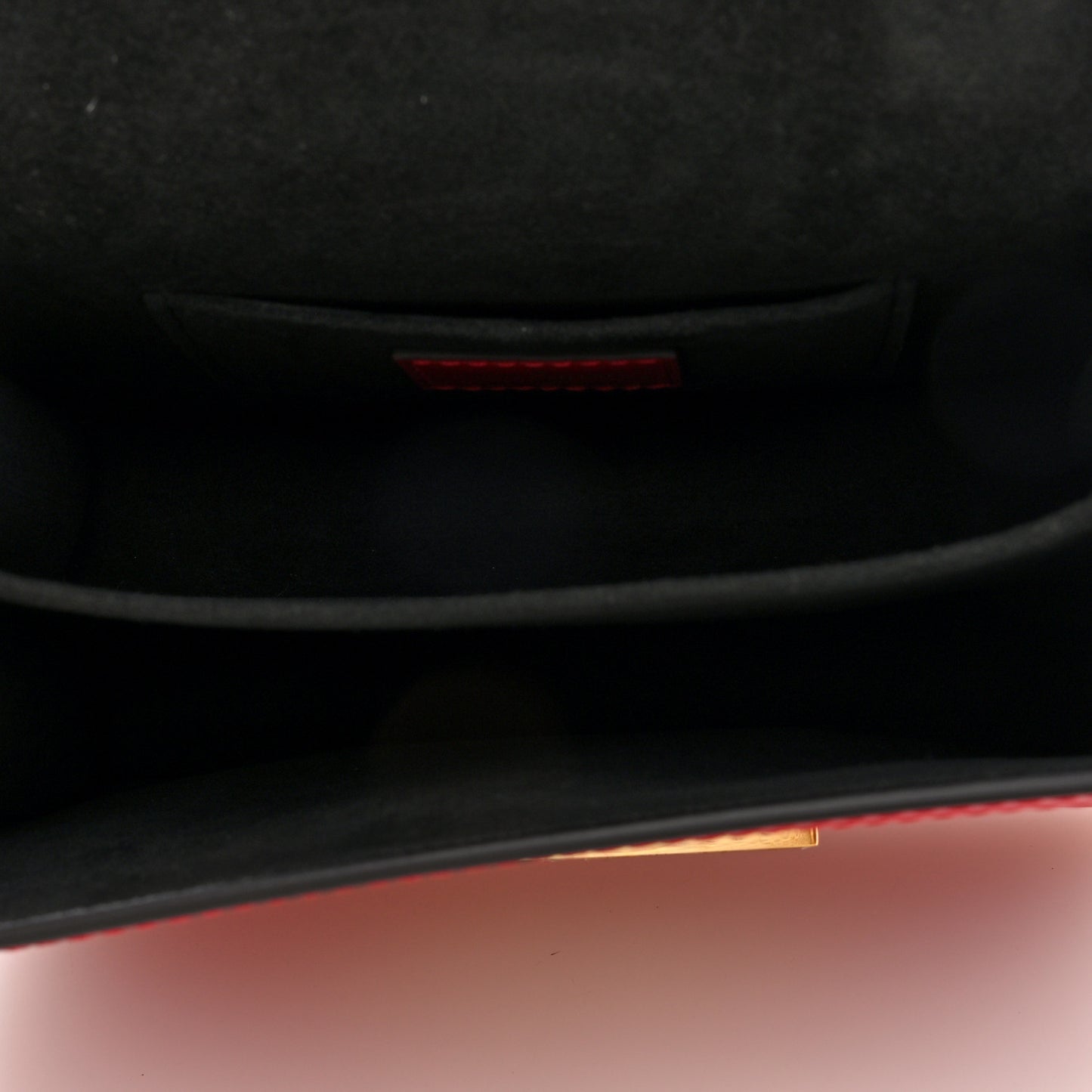 Vernis Monogram Dauphine Mini Red