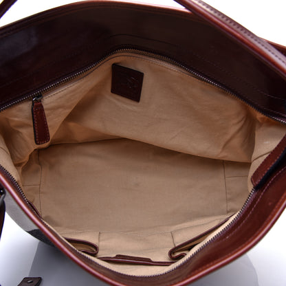 Burberry Canvas Mega Check Hobo Brown 5 of 13