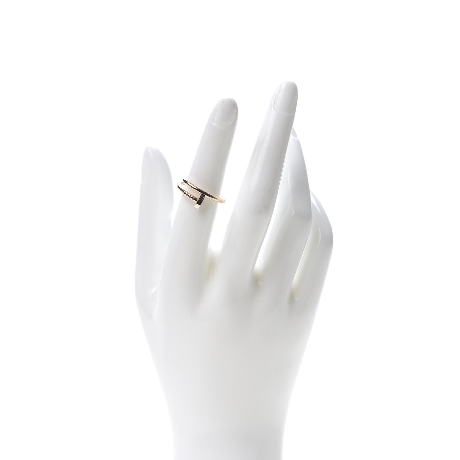 Cartier 18K Pink Gold Small Juste Un Clou Ring 53 6.25 2 of 7