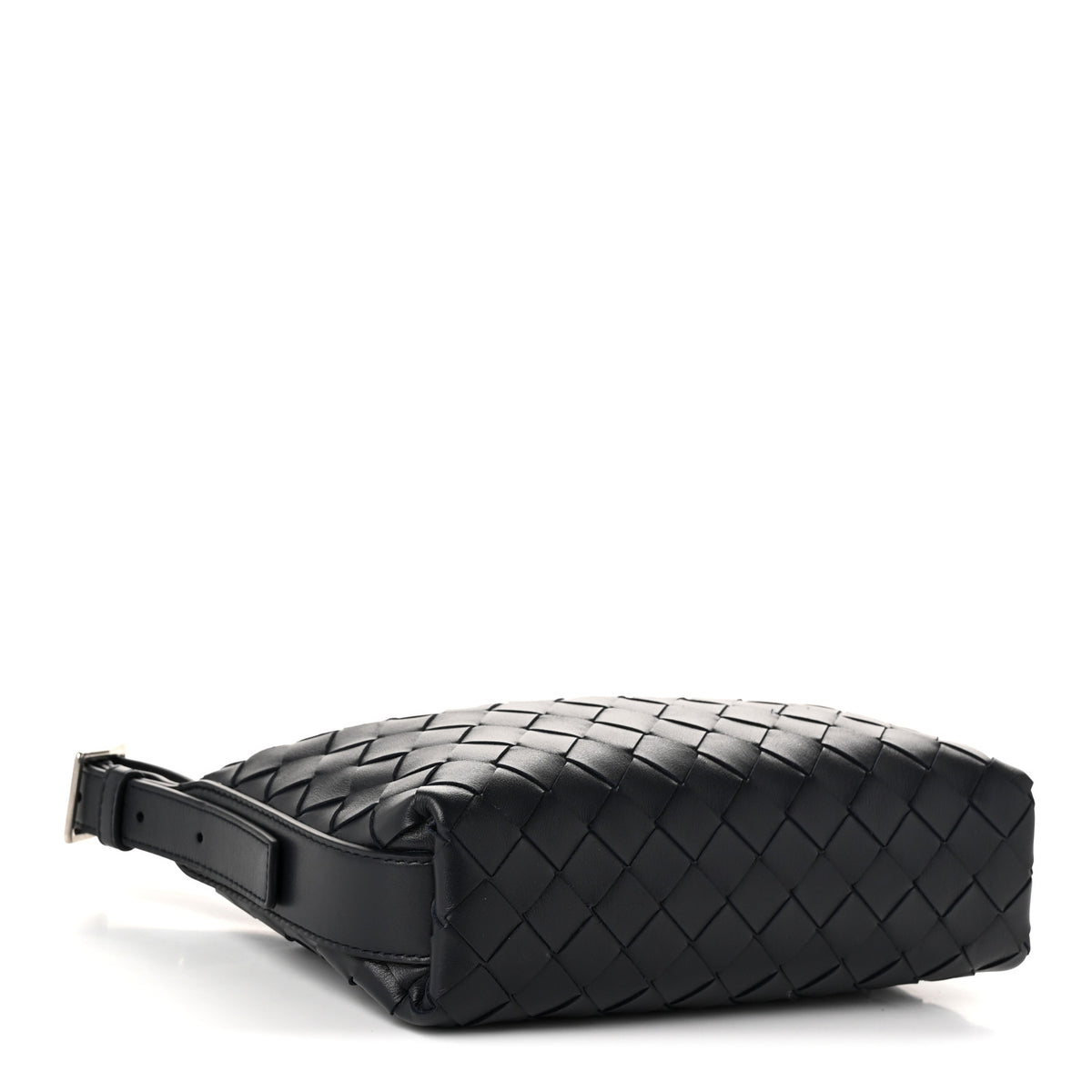 Bottega Veneta Calfskin Intrecciato Traveler Phone Pouch Midnight 3 of 9
