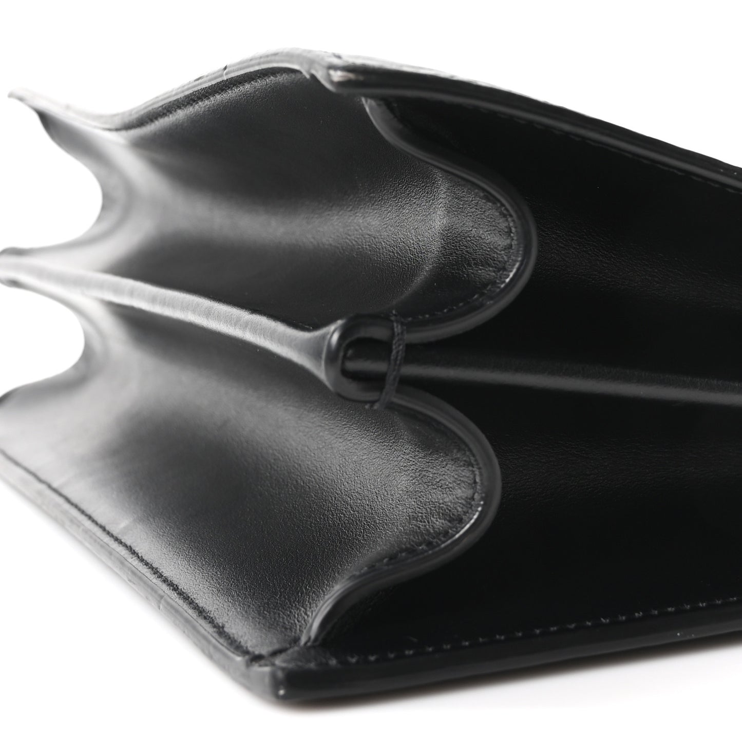 Calfskin Diamond Embossed Extra Large Elisa Shoulder Bag Black
