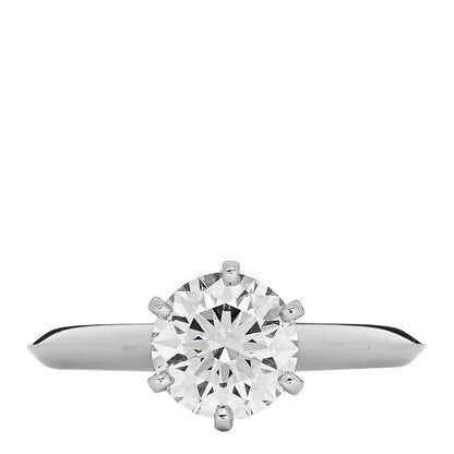 Tiffany Platinum Diamond 1.26ct Solitaire Engagement Ring 49 4.75 1 of 7