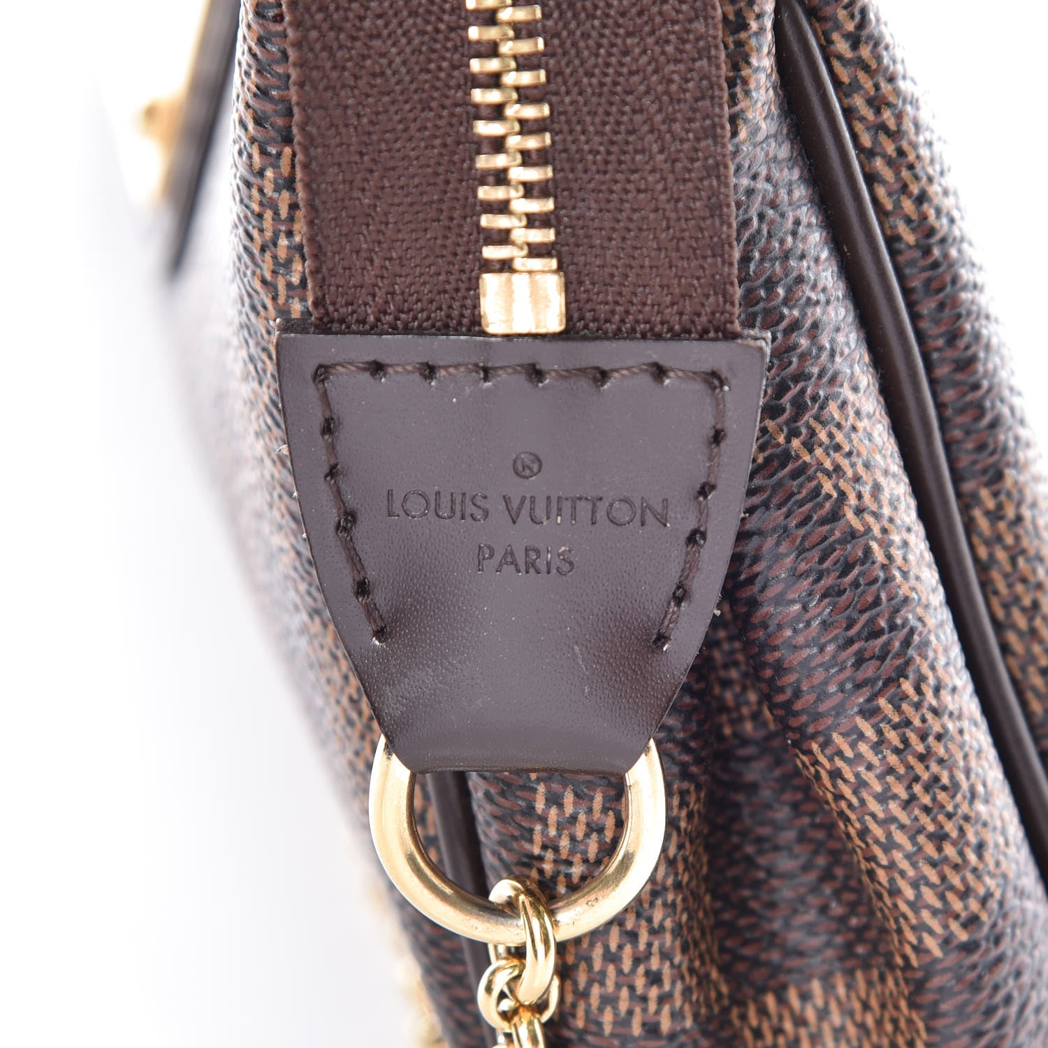 Louis Vuitton Damier Ebene Eva Clutch 6 of 10