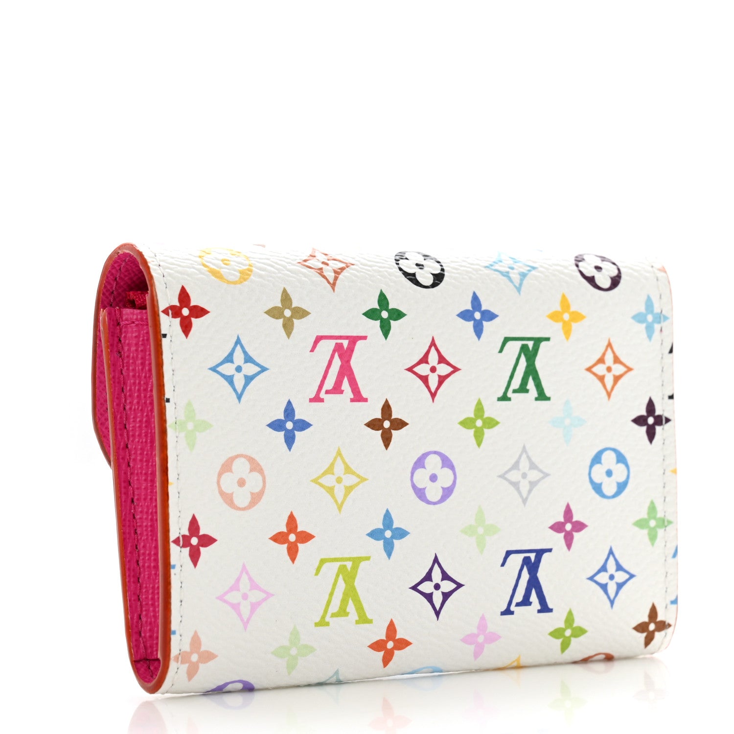 Louis Vuitton LV X TM Monogram Multicolor Rosalie Coin Purse White Kawaii Pink 3 of 6