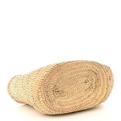 Loewe Raffia Basket Tote Bag Natural White 4 of 14