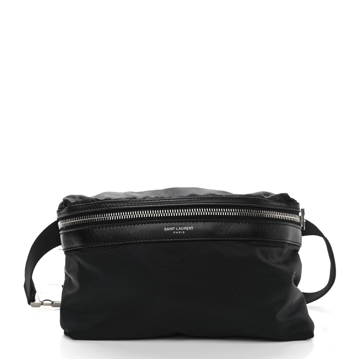 Nylon City Fold Up Backpack Belt Bag Black