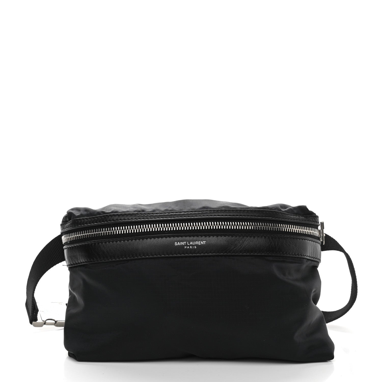 Saint Laurent Nylon City Fold Up Backpack Belt Bag Black 8 of 37