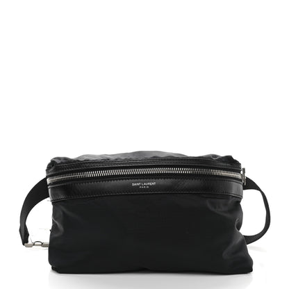 Saint Laurent Nylon City Fold Up Backpack Belt Bag Black 8 of 37