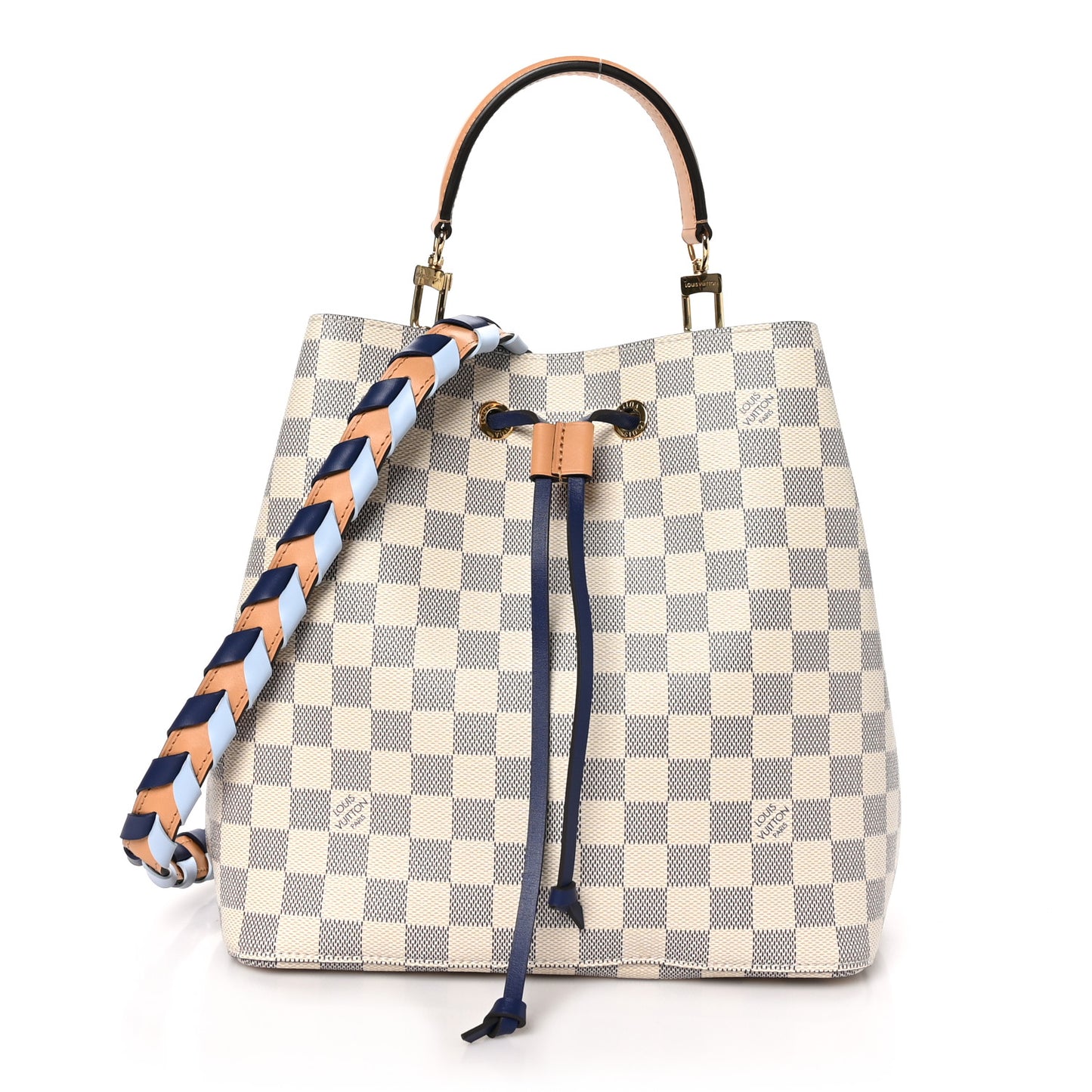 Damier Azur Braided Neonoe MM Blue
