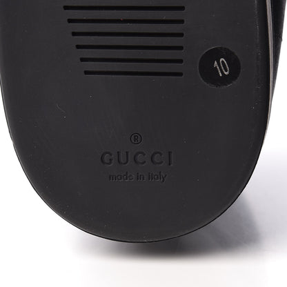 Gucci Calfskin Studded Mens High Top Sneakers 10 Black 6 of 8