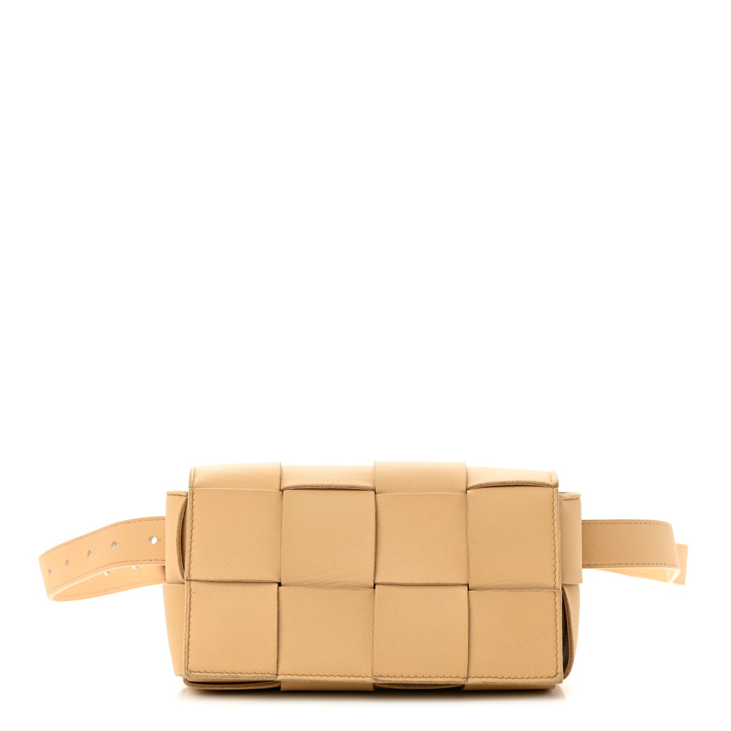 Bottega Veneta Nappa Maxi Intreccio The Belt Cassette Bag Almond 1 of 13