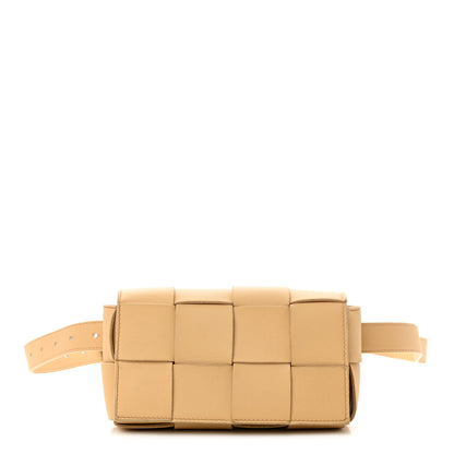 Bottega Veneta Nappa Maxi Intreccio The Belt Cassette Bag Almond 1 of 13