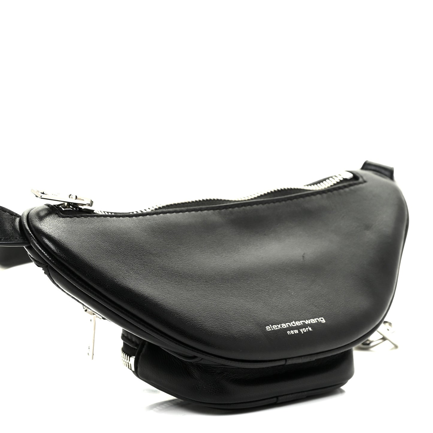 Lambskin Mini Attica Belt Bag Black