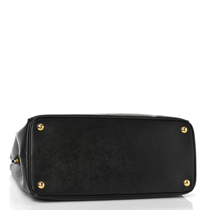Prada Saffiano Medium Galleria Double Zip Tote Black 4 of 8