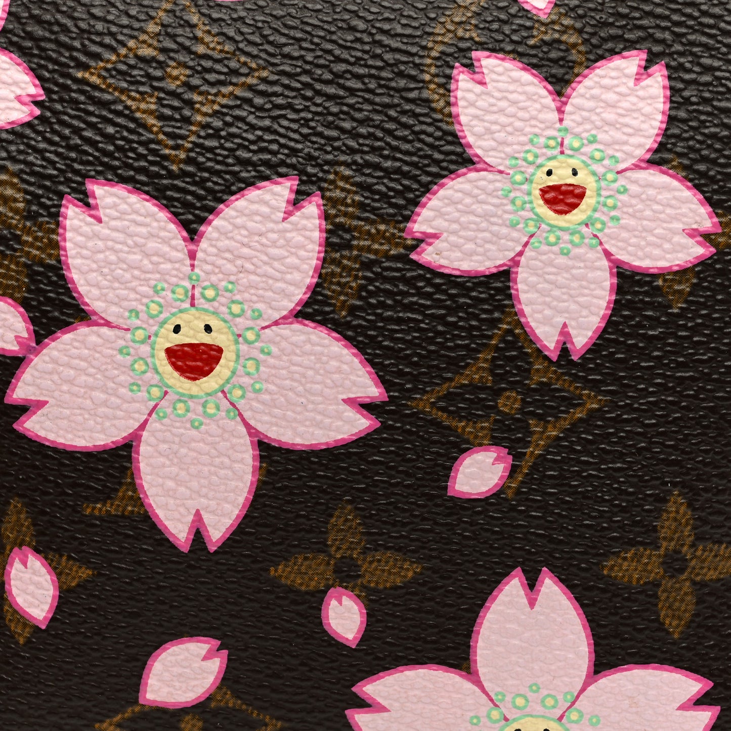 Monogram Cherry Blossom Pochette Accessories Brown