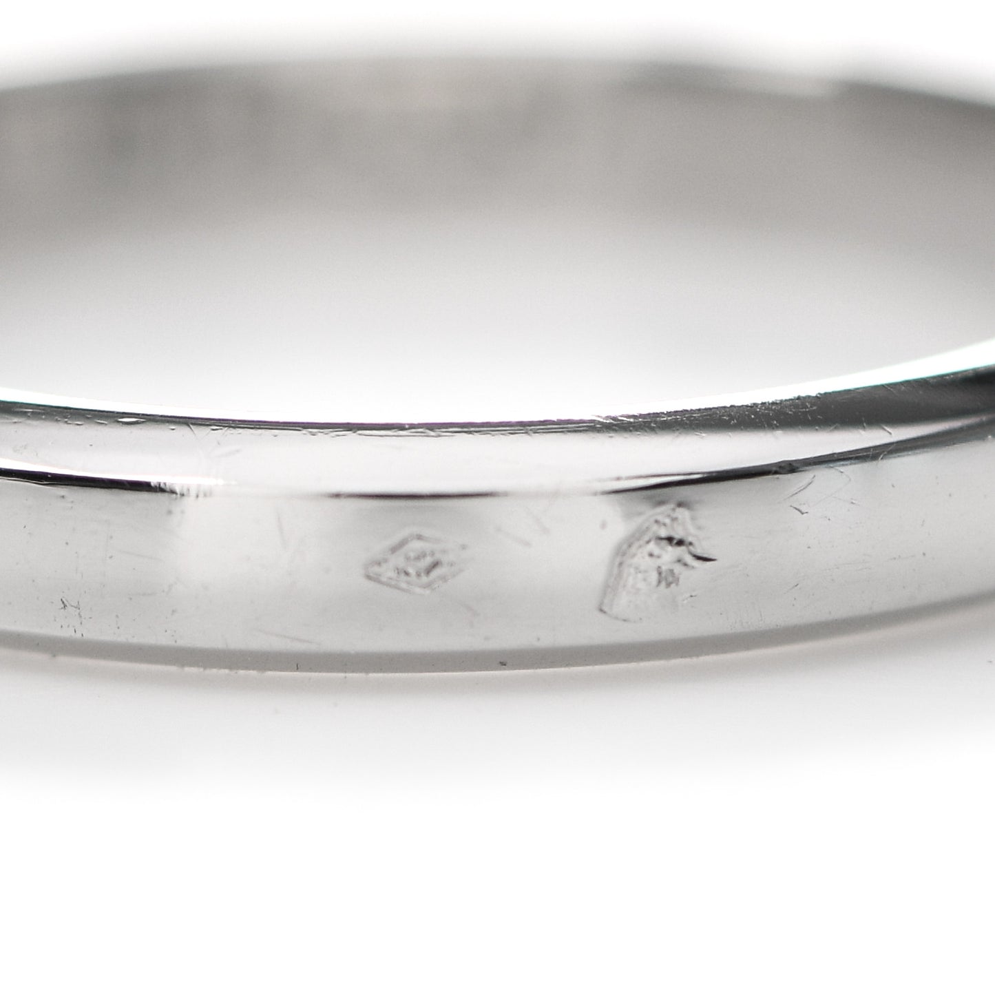Platinum 2.5mm Toujours Wedding Band Ring 46 3.75