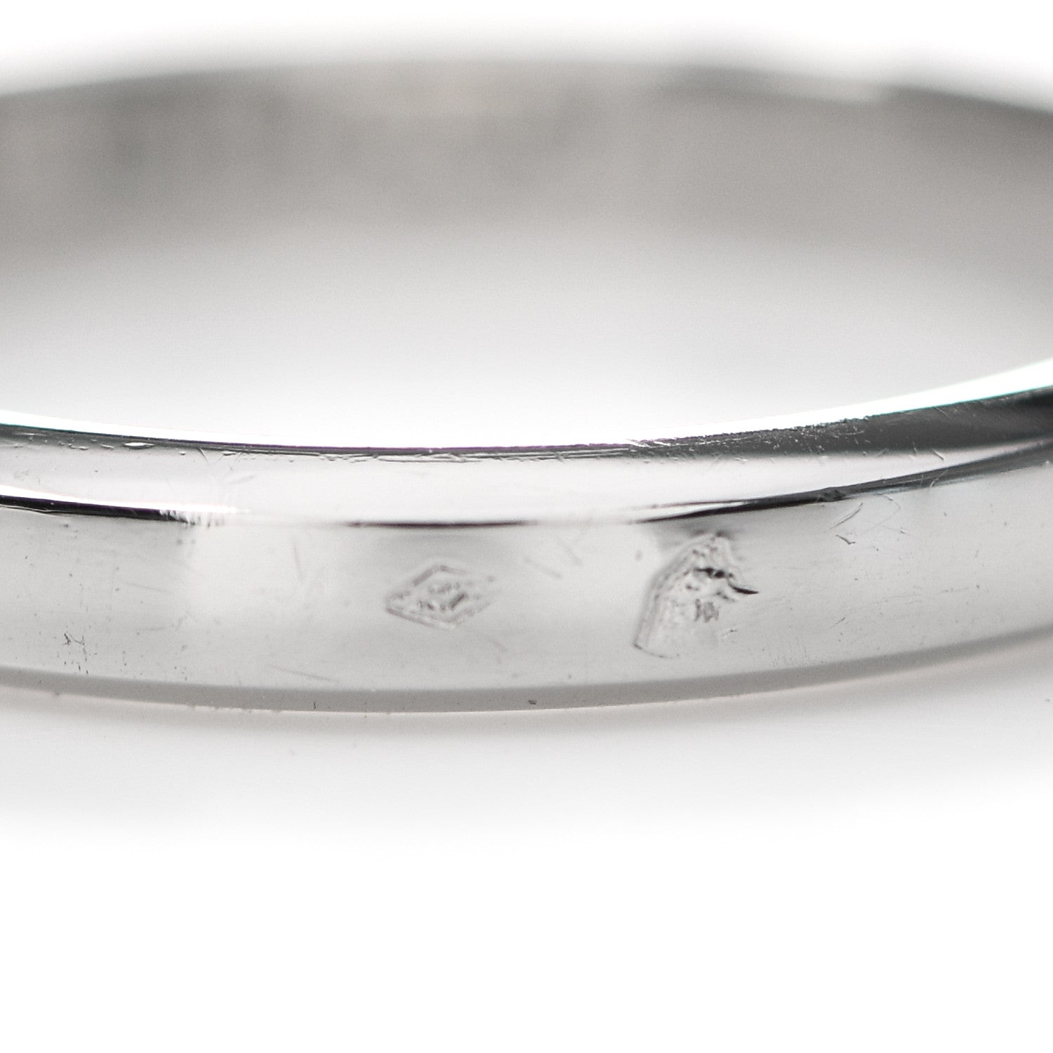 Van Cleef & Arpels Platinum 2.5mm Toujours Wedding Band Ring 46 3.75 6 of 6
