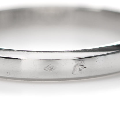 Van Cleef & Arpels Platinum 2.5mm Toujours Wedding Band Ring 46 3.75 6 of 6